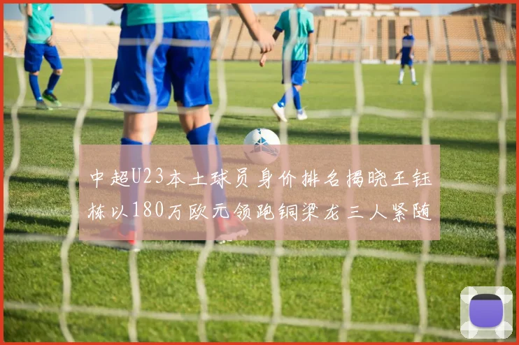 中超U23本土球员身价排名揭晓王钰栋以180万欧元领跑铜梁龙三人紧随其后