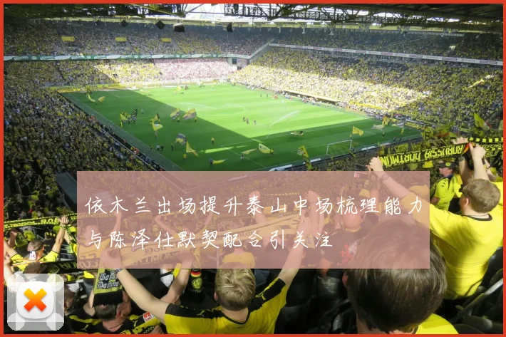 依木兰出场提升泰山中场梳理能力与陈泽仕默契配合引关注